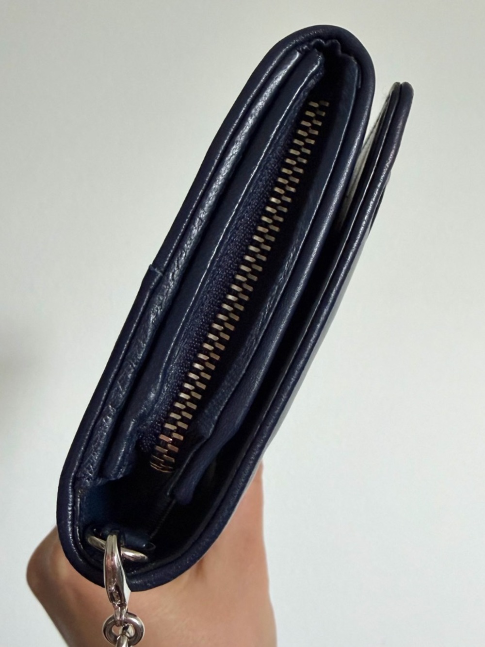 Dior Lambskin Leather Wallet on Chain - Picture 5 of 12